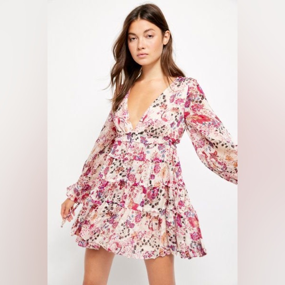 Free People Closer to the Heart Mini Dress
